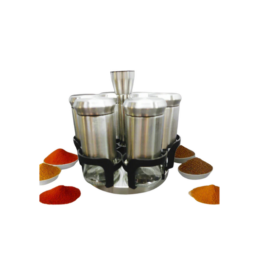 S/Steel Rotating Spice Rack